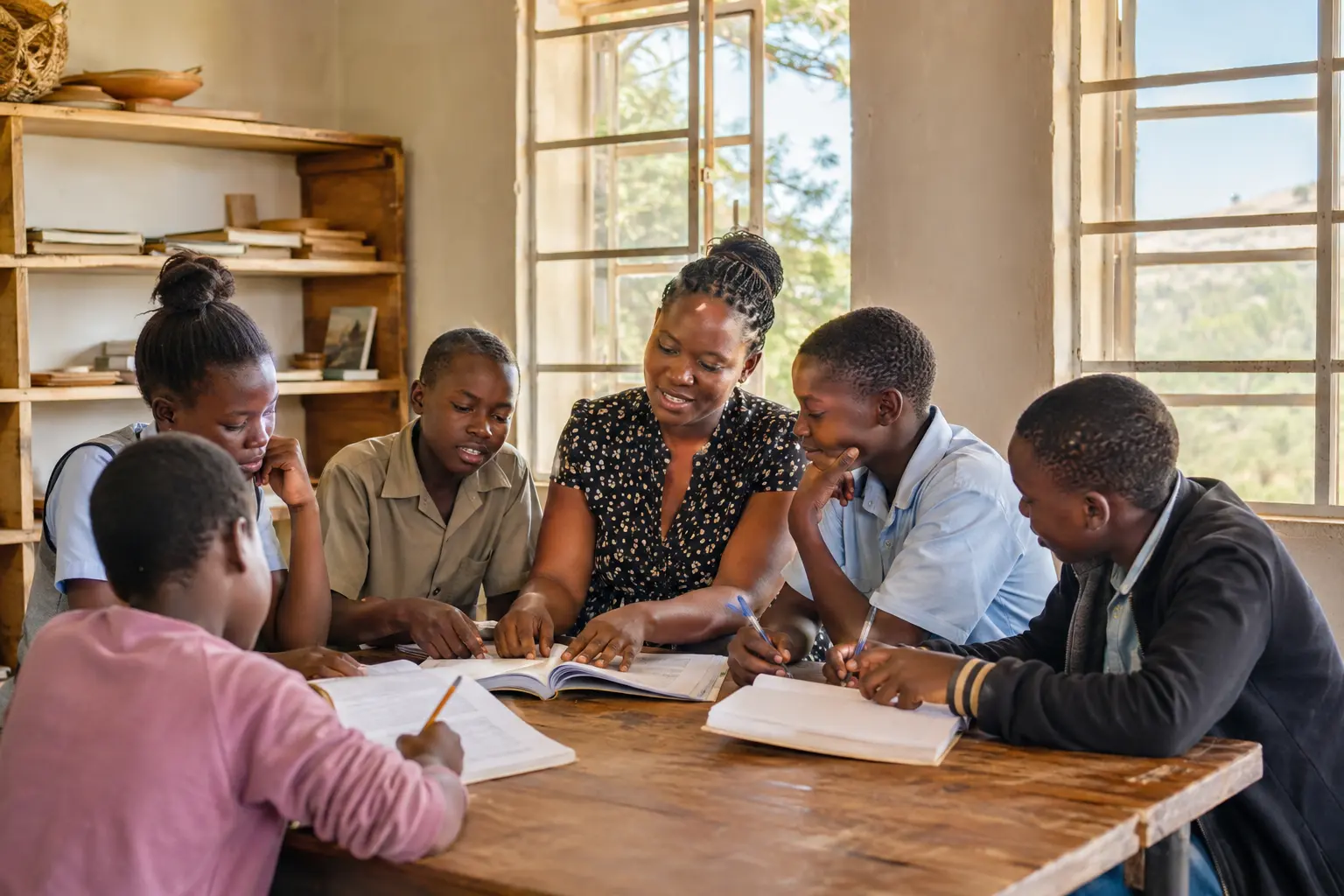Photorealistic future visualization of an active learning space in rural Zimbabwe